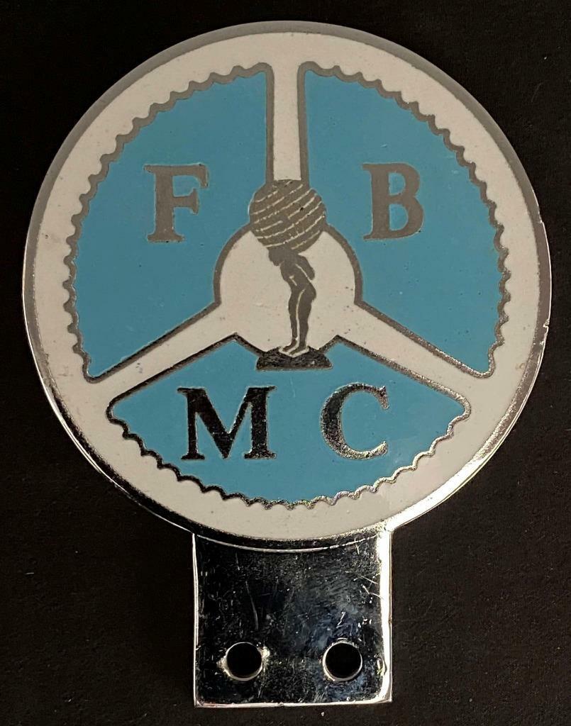 Firth Brown Motor Club F B M C car badge