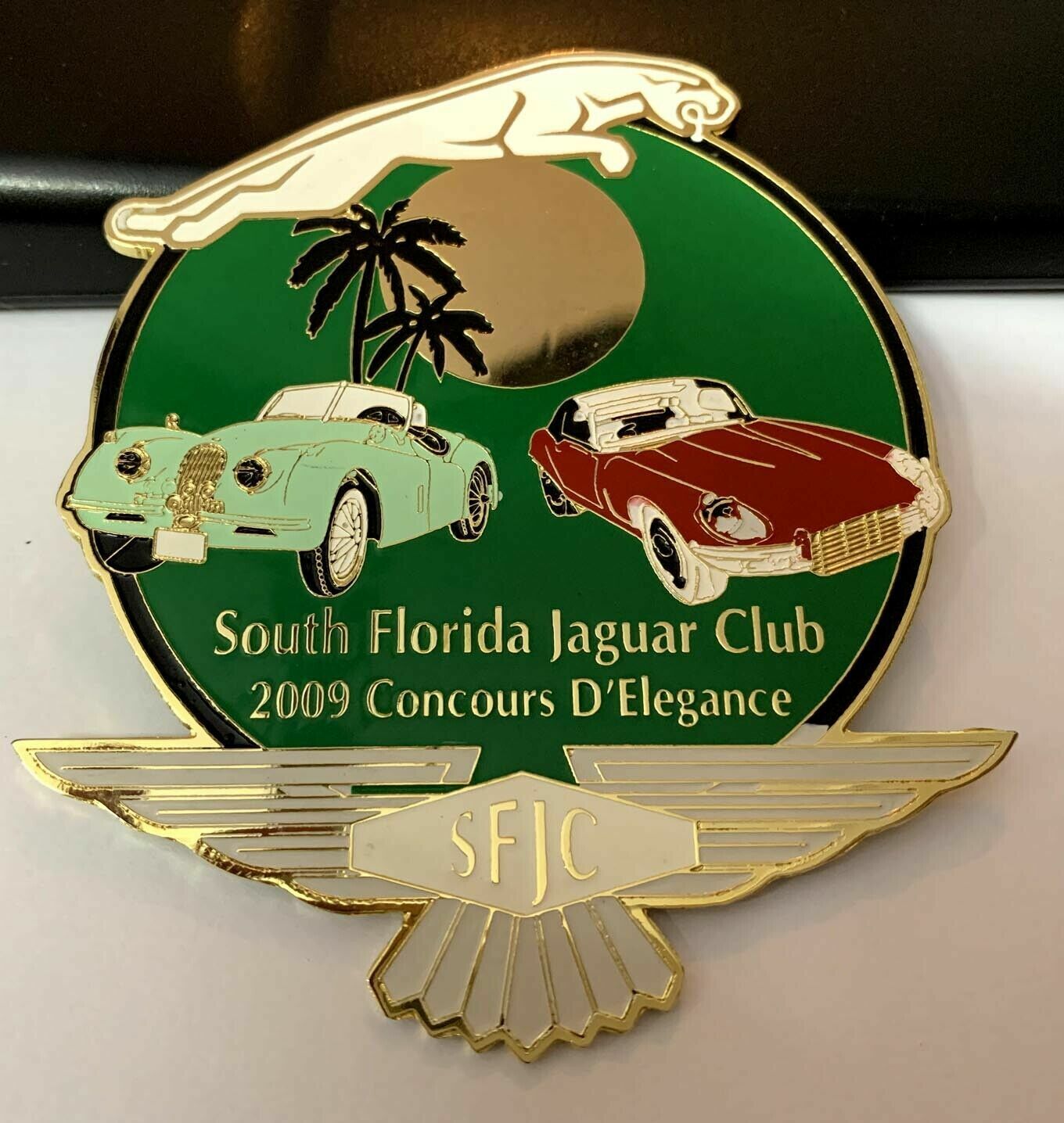 South Florida Jaguar Club Car badge