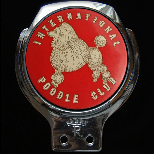 International Poodle Club Car Badge