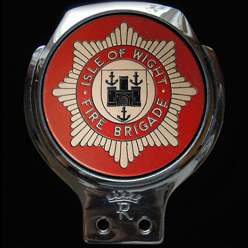 Isle of Wight Fire Brigade Car Badge