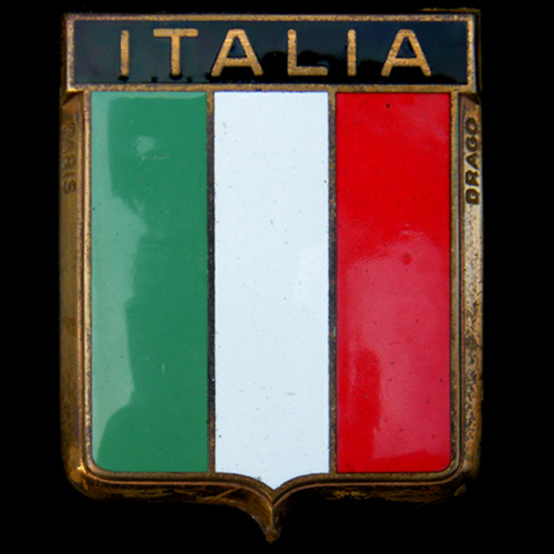 Italia Car Badge (Drago) 