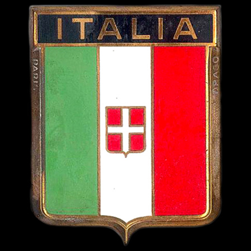 Italia Car Badge (Drago) 
