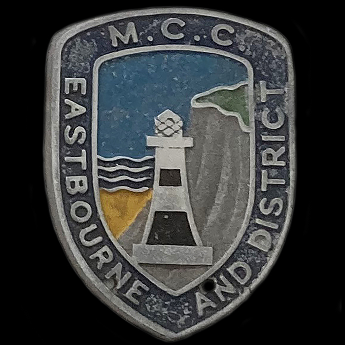 Eastbourne and District Motor Cycle Club Car Badge