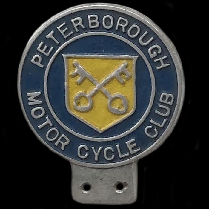 Peterborough Motor Cycle Club Car Badge