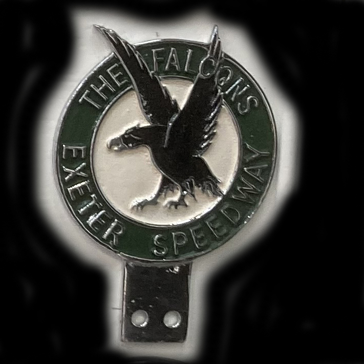 Exeter Speedway "The Falcons" Car Badge