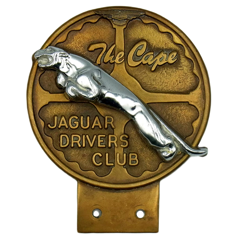 The Cape Jaguar Drivers Club Car badge