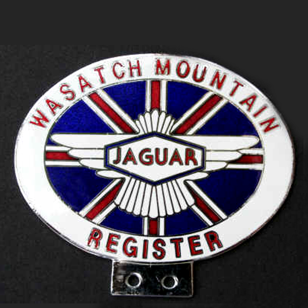 Wasatch Mountain Jaguar Register Car badge