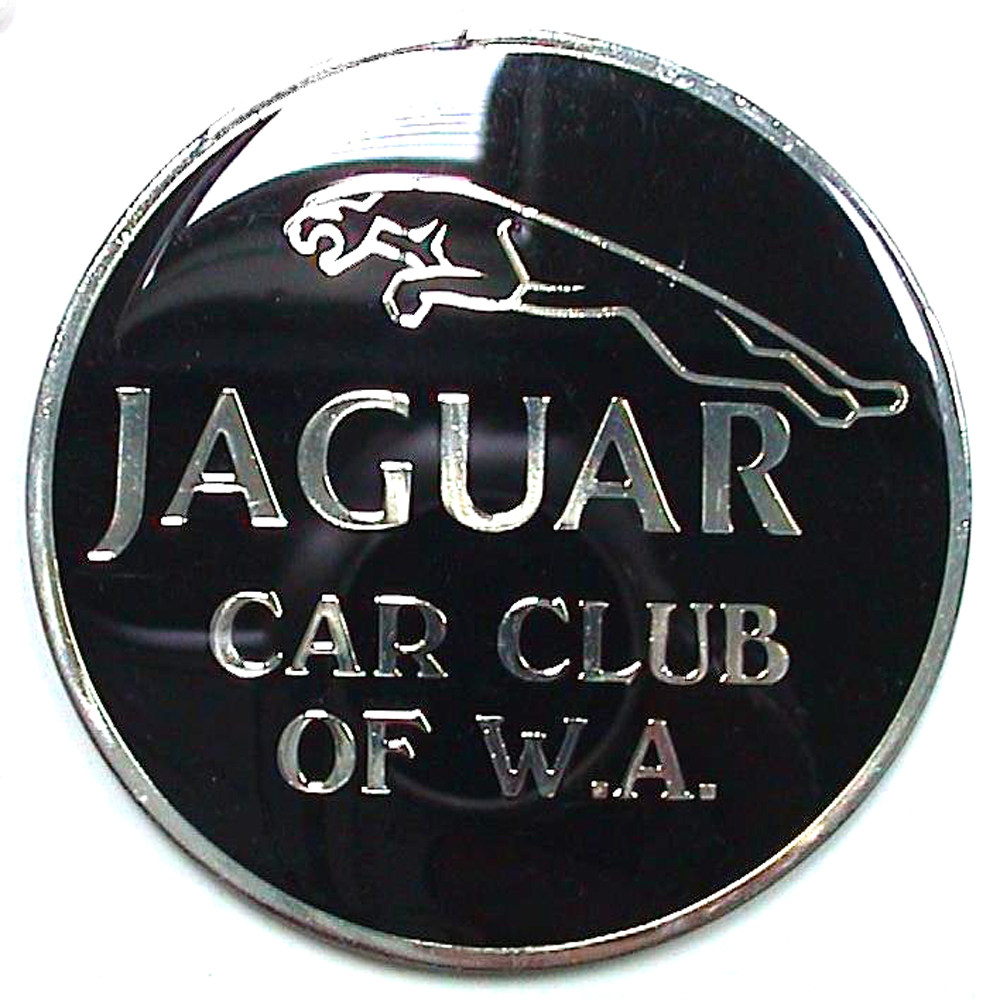  Jaguar Car Club of Western Australia Car badge