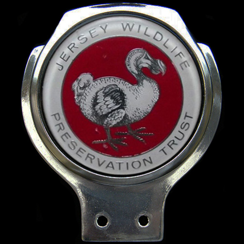 Jersey Wildlife Presevation Trust Car Badge
