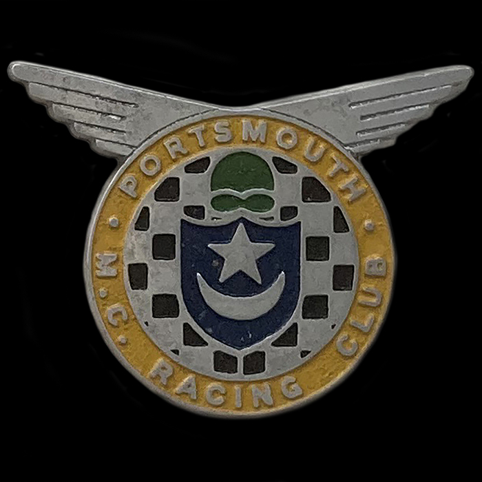Portsmouth Motor Cycle Racing Club Car Badge