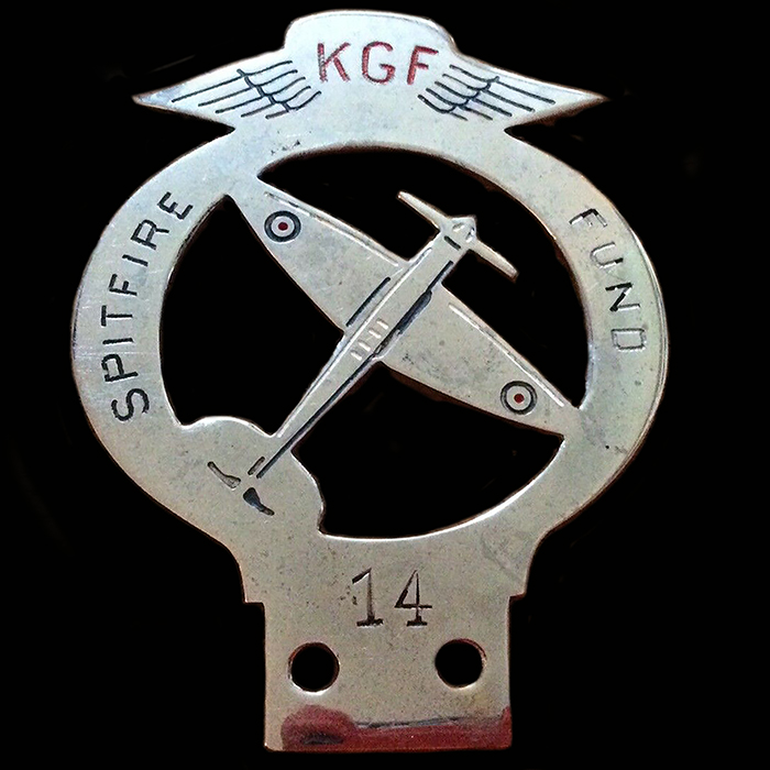 KFG Spitefire Fund  car badge