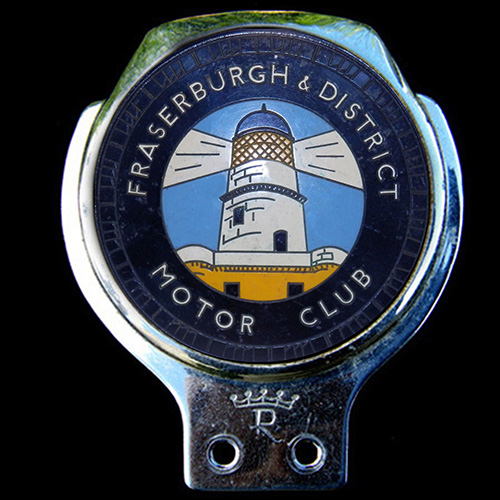  Fraserburgh & District Motor Club car badge