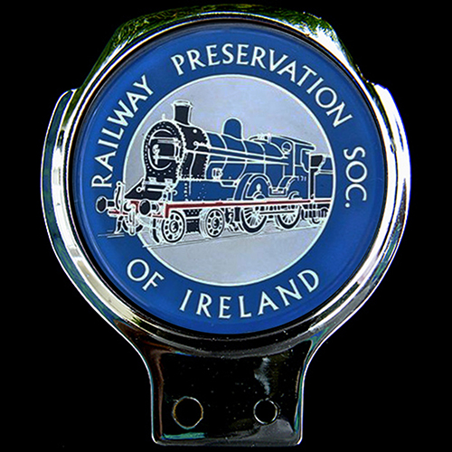 Railway Preservation Society of Ireland car badge