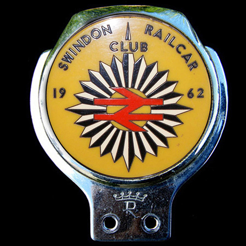  Swindon Railcar Club car badge