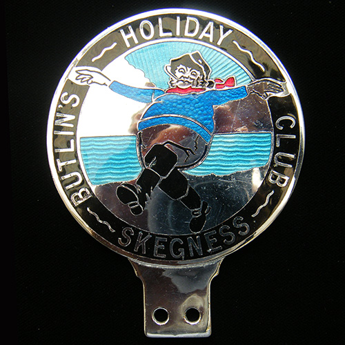 Butlins Holiday Club Skegness Car Badge