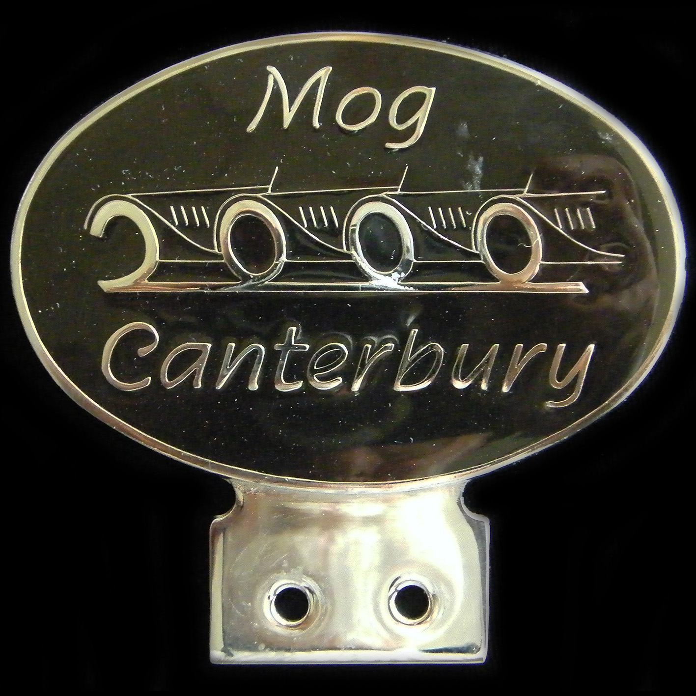 Morgan Mog 2000 car badge