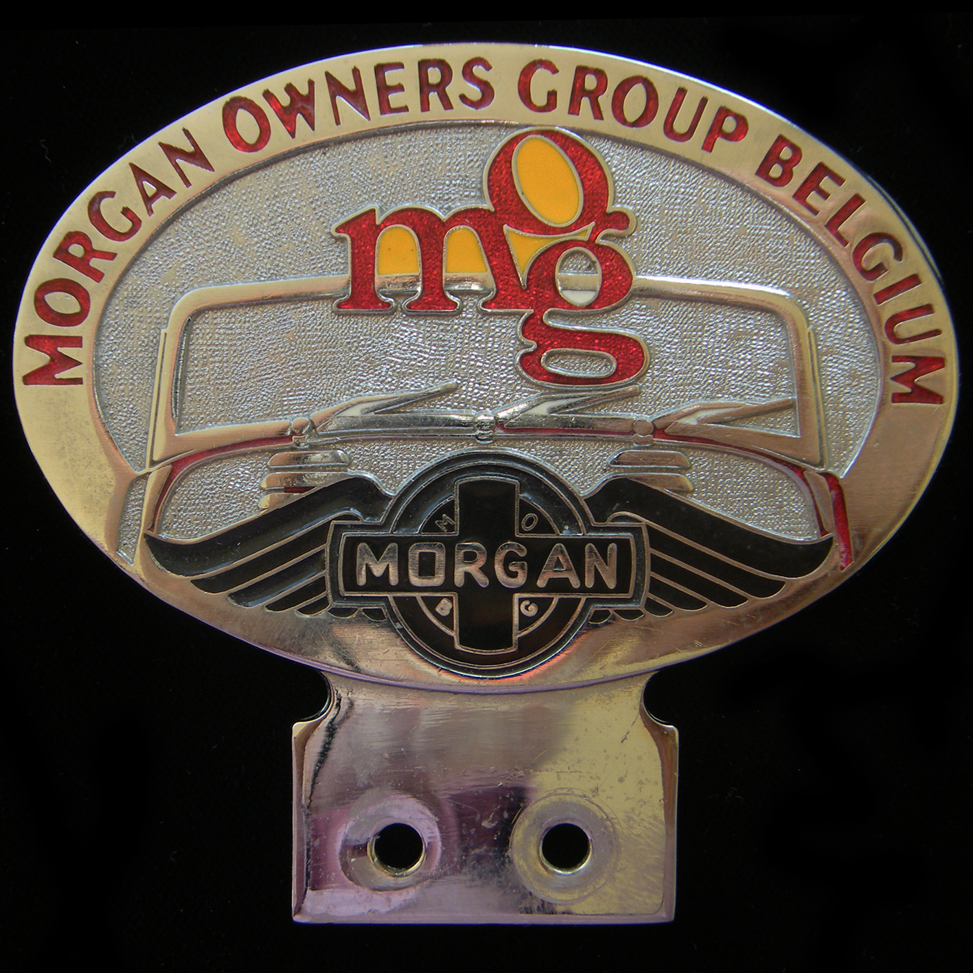 Morgan Owners Group of Belgium  Car Badge