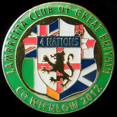 Scooter pin badge