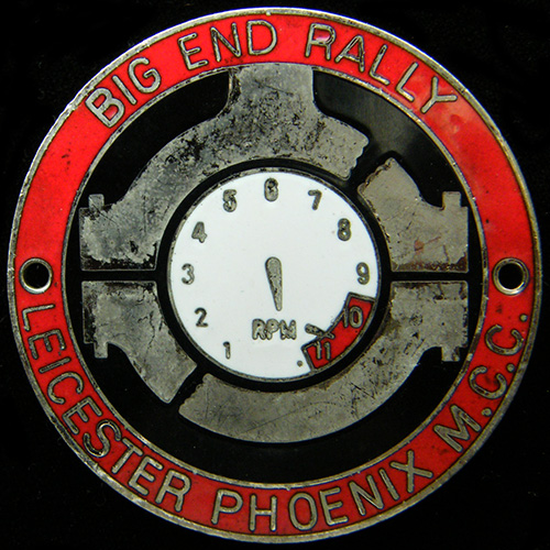 Big End Rally pin badge