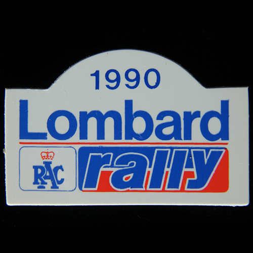 Lombard RAC Rally Pin Badge