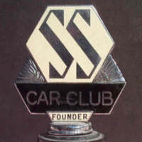 Jaguar SS Car Club car badge