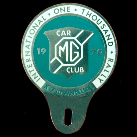 International one Thousand Rally Car Badge