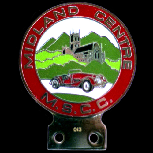Midland Centre Morgan Sports Car Club Car Badge
