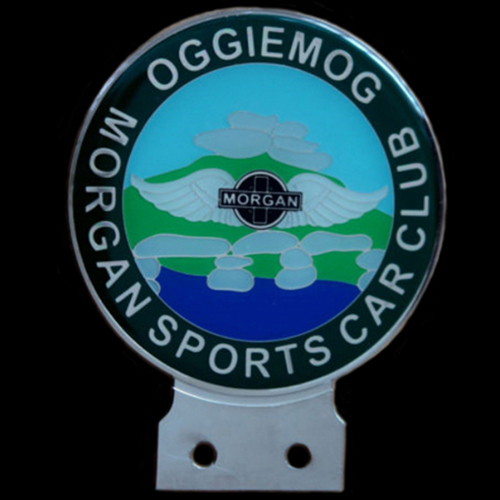 Oggiemog Morgan Sports Car Club Car Badge