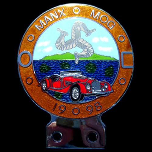 Manx Mog 1998 Car Badge