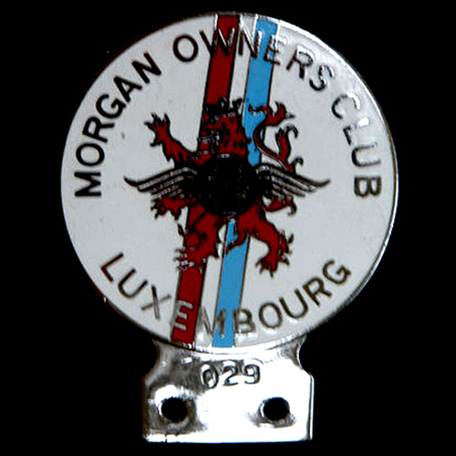 Morgan Owners Club Luxembourg Car Badge