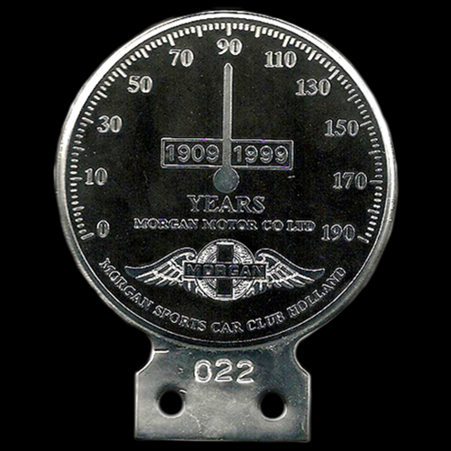  Morgan Sports Car Club Holland 1909 - 1999 Car Badge
