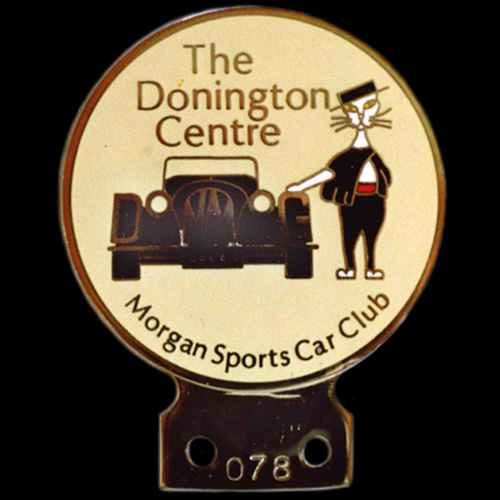 Donnington Centre Morgan Sports Car Club Car Badge