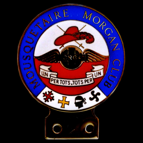Mousquetaire Morgan Club (Corsica) Car Badge