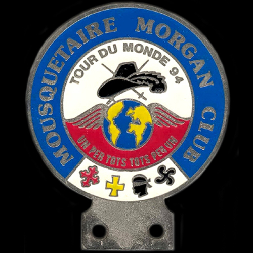 Mousquetaire Morgan Club Car Badge