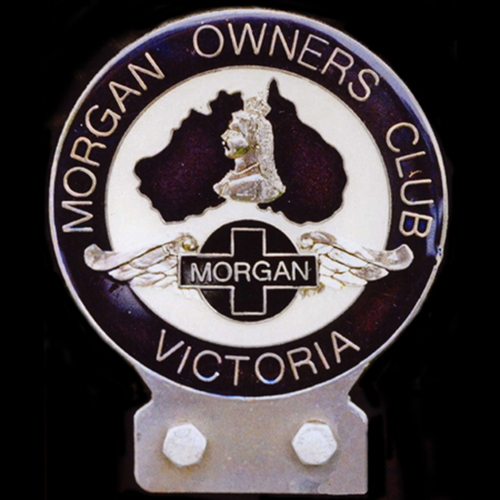 Morgan Owners Club Victoria (Australia) Car Badge