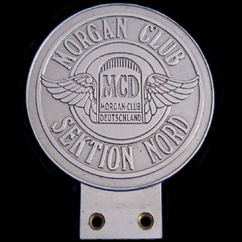 Morgan Cluub Deutschland Sektion Nord Car Badge