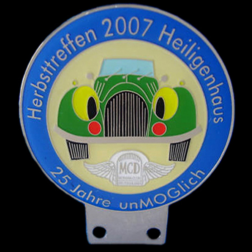Morgan Club Deutschland Herbsttreffen 2007 Heiligenhaus 25 Jahre unMoglich Car Badge