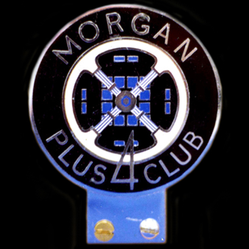 Morgan Plus 4 Club Car Badge