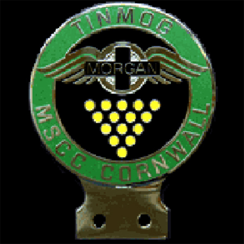 Tinmog Morgan Sports Car ClubCornwall Car Badge