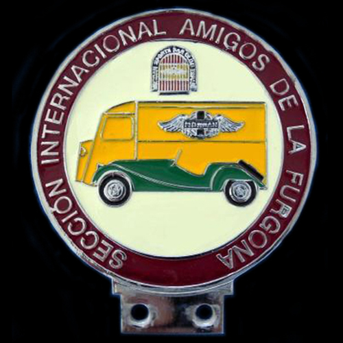 Seccion International Amigos de la Furgona Morgan Car Badge