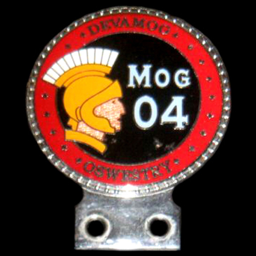 DevaMog Oswestry Mog 04 Morgan Car Badge