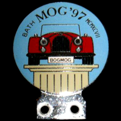 Mog 97 Bath MCMXCVIIBogMog Morgan Car Badge