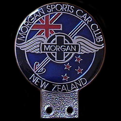 Morgan Sports Car Club New Zealand Car Badge