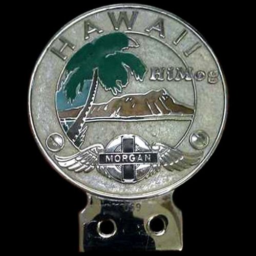 Hawaii HiMog Morgan Car Badge