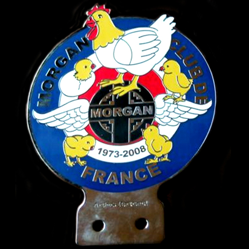 Morgan Club France 1973 - 2008 Car Badge