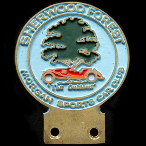 Sherwood Forest Morgan Sports Car Club Car Badge