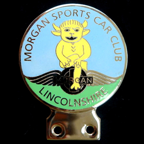 Lincolnshire Morgan Sports Car Club Car Badge