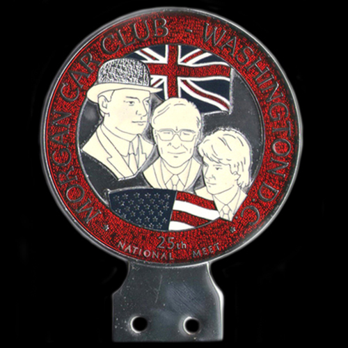 Morgan Car Club Washington Car Badge
