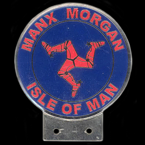 Manx Morgan Isle of Man Car Badge