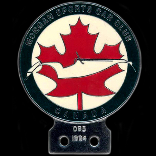 Morgan Sports Car Club Canada Car Badge